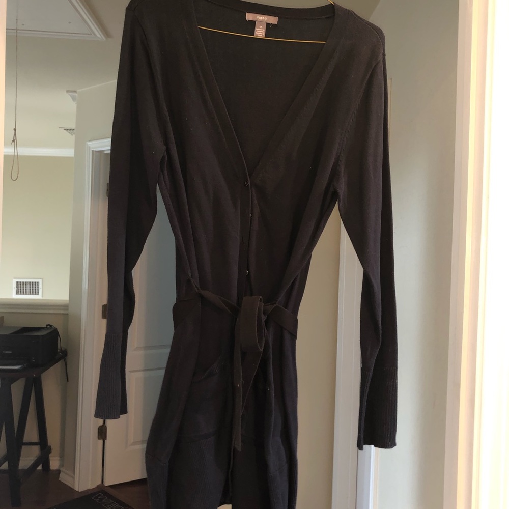 Apt 9 long sweater with belt